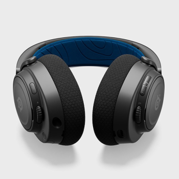 Steelseries Arctis Nova 7P Zestaw słuchawkowy Przewodowy i Bezprzewodowy Opaska na głowę Gaming USB Type-C Bluetooth Czarny, Niebieski