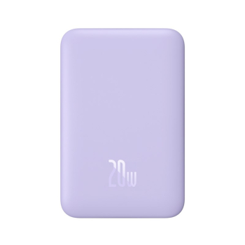 Powerbank Baseus Magnetic Mini Air Wireless 10000mAh 20W+kabel USB C-USB C (fiolet)