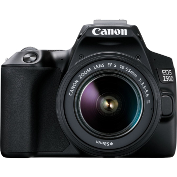 Canon EOS 250D + EF-S 18-55mm f/3.5-5.6 III Zestaw do lustrzanki 24,1 MP CMOS 6000 x 4000 px Czarny