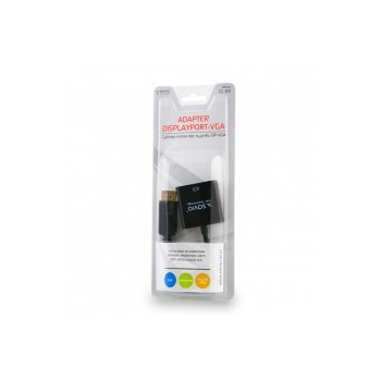Adapter SAVIO CL-90 (DisplayPort M - D-Sub (VGA) F; 0,20m; kolor czarny)