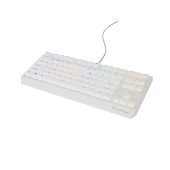 GENESIS Thor 230 TKL klawiatura Gaming USB + RF Wireless + Bluetooth QWERTY Biały