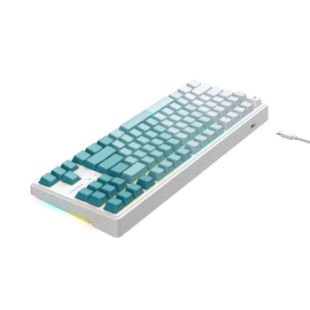 Klawiatura gamingowa Havit KB901L (biało-zielony)