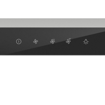 Okap teleskopowy GORENJE TH64E3SGB - front czarne szkło