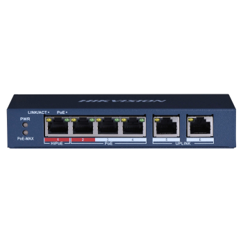 SWITCH POE HIKVISION DS-3E0106HP-E 6-PORTOWY