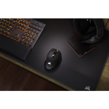 Corsair SCIMITAR ELITE WIRELESS myszka Gaming Po prawej stronie RF Wireless + Bluetooth + USB Type-C Optyczny 26000 DPI