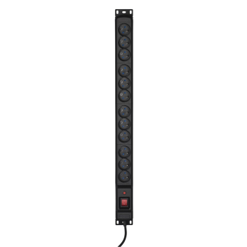Listwa przeciwprzepięciowa Activejet COMBO/12gn/3m/cz (12 x UTE; 10 A (2500 W); 3m; kolor czarny)