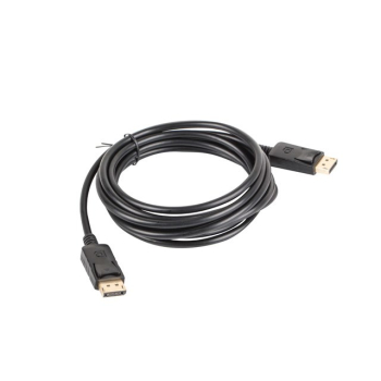 Kabel Lanberg CA-DPDP-10CC-0030-BK (DisplayPort M - DisplayPort M; 3m; kolor czarny)