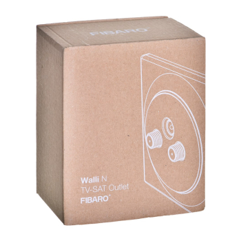 Gniazdko Walli N TV-SAT Outlet FIBARO Walli FGWTFEU-021