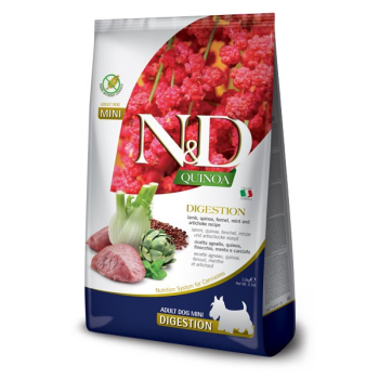 FARMINA N&D Quinoa Dog Digestion Adult Mini - sucha karma dla psa - 800 g