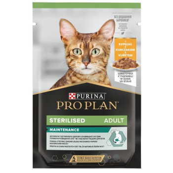 PURINA Pro Plan Cat Sterilised kurczak - mokra karma dla kota - 85 g