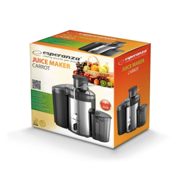 Sokowirówka Esperanza Carrot EKJ002 (500W; kolor inox)