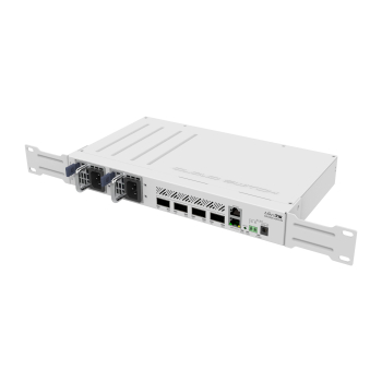 Mikrotik CRS504-4XQ-IN łącza sieciowe Zarządzany Fast Ethernet (10/100) Obsługa PoE Biały