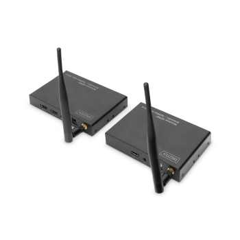DIGITUS PRZEDŁUŻACZ/EXTENDER SPLITTER HDMI BEZPRZEWODOWY 80M 1080P 60HZ FHD 5GHZ HDCP 1.3 (ZESTAW) DS-55314 (WYPRZEDAŻ)