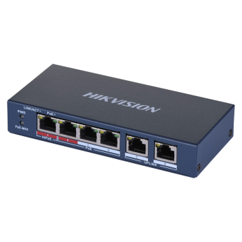 SWITCH POE HIKVISION DS-3E0106HP-E 6-PORTOWY