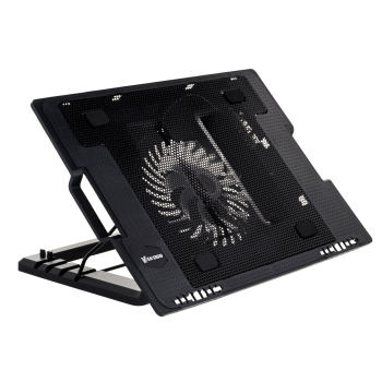Podstawka chłodząca pod notebook VAKOSS LF-1860AL (17.x cala; 1 wentylator; HUB)
