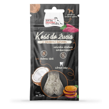 SYTA MICHA Kość do żucia Vege kokos batat 12cm