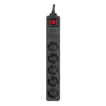 Listwa zasilająca ENERGENIE SPG5-C-10 (5 x VDE; 3m; kolor czarny)