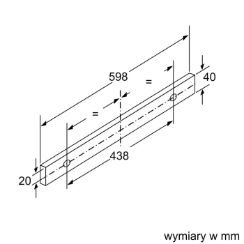 Okap teleskopowy BOSCH DFT63AC50 (szufladowy; kolor srebrny) (WYPRZEDAŻ)