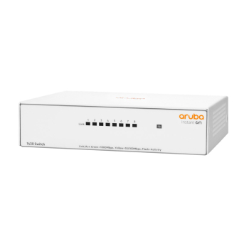 Aruba Instant On 1430 8G Nie zarządzany L2 Gigabit Ethernet (10/100/1000) Biały