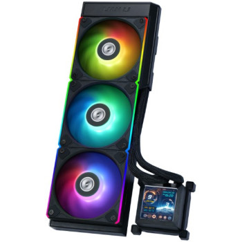 Lian Li HydroShift LCD 360S Obudowa komputera Chłodnica cieczy all-in-one 12 cm Czarny