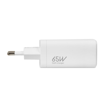 ŁADOWARKA SIECIOWA I-BOX C-65 GAN PD65W KABEL, BIAŁA
