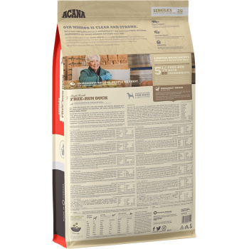 ACANA SINGLES Free-Run Duck - sucha karma dla psa - 11,4 kg