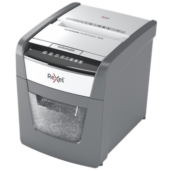 Rexel Niszczarka Optimum AutoFeed+ 50X, (P-4), 50 kartek, 20 l kosz