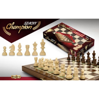 Gra Szachy drewniane Champion PUD 830339 469226 MAGIERA