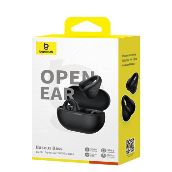 Słuchawki powietrzne Baseus 15 Clip Open-Ear czarny