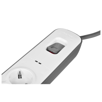 Listwa zasilająca Belkin Power Surge 4-PORT + 2xUSB-A 2m Grey/White Schuko