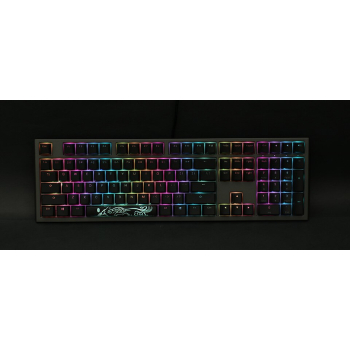 Ducky Shine 7 klawiatura Gaming USB Niemiecki Czarny, Szary