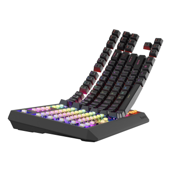 GENESIS Thor 230 TKL klawiatura Gaming USB + RF Wireless + Bluetooth QWERTY US English Czarny