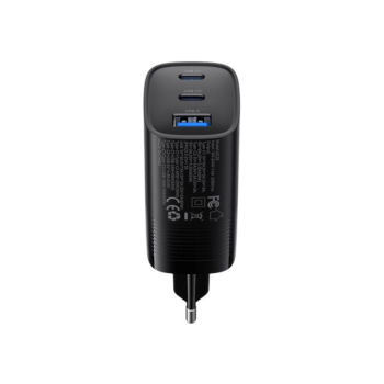 Ładowarka Havit UC20 EU USB-C+USB-C+USB-A (czarny)