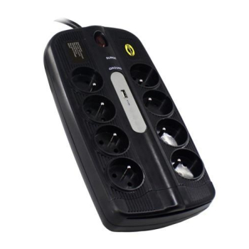 Steckdosenleiste mit Überspannungsschutz ORVALDI ORV-8PL USB3.0 3m