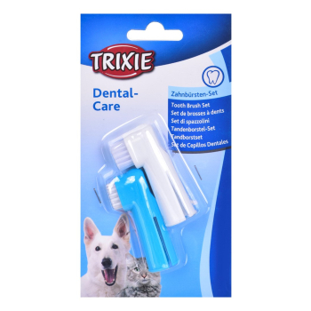 TRIXIE Szczoteczka do zębów 6 cm dla psa i kota - 2 szt.
