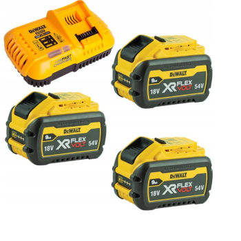 DEWALT.AKUMULATOR 18/54V  9,0/3,0Ah FV x3 DCB547 +ŁADOWARKA ...