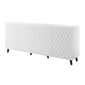 Komoda ASTI 200x42x82 biały mat