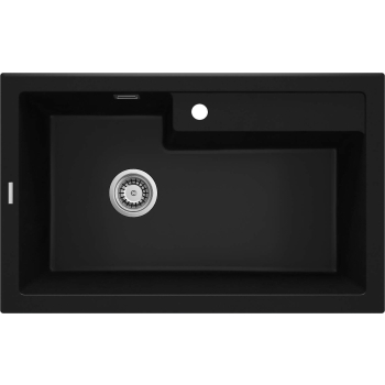 Zlewozmywak granitowy 1-komorowy ZQE N10B 5908212095904