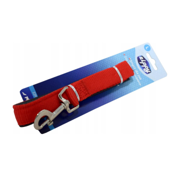 BIOFEED ZIPPY-Smycz dla psa(2,5x40cm)czerwona roz.L