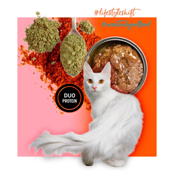 3Coty TURKEY + KRILL Coat Support for Sterilised and Overweight cats 80g