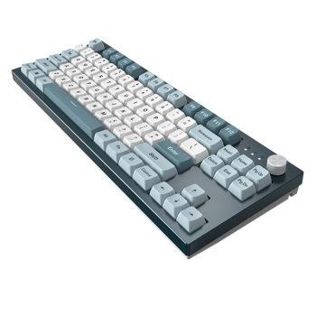 Montech MKey TKL klawiatura Gaming USB Ciemny Szary, Jasny Niebieski, Biały