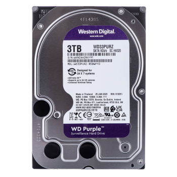 Dysk HDD WD Purple WD33PURZ (3 TB ; 3.5