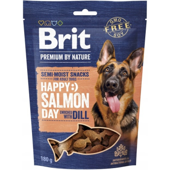 BRIT PREMIUM DOG SNACK SALMON WITH DILL 180g