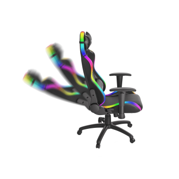 Fotel gamingowy NATEC Genesis Trit 500 RGB NFG-1576 (kolor czarny)