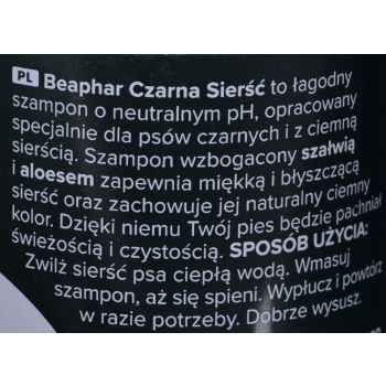 BEAPHAR Czarna sierść - szampon dla psa - 250 ml