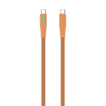 Kabel do ładowania Havit Typ C CB6254 pomarańczowy