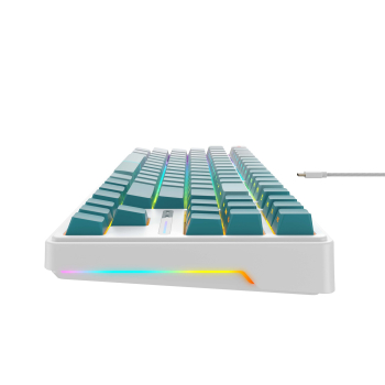 Klawiatura gamingowa Havit KB901L (biało-zielony)