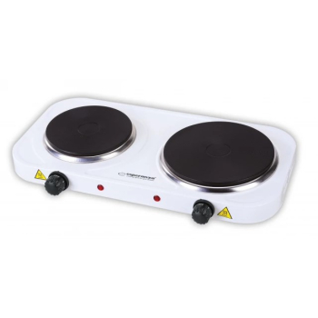 Kuchenka elektryczna Esperanza YELLOWSTONE EKH007W (Płyta elektryczna; 2 pola grzejne; 1000W, 1500W; kolor biały)