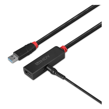 Lindy 43400 huby i koncentratory USB 3.2 Gen 1 (3.1 Gen 1) Type-C 5000 Mbit/s Czarny
