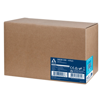 ARCTIC S8038-10K Procesor Wentylator 8 cm Czarny 4 szt.
